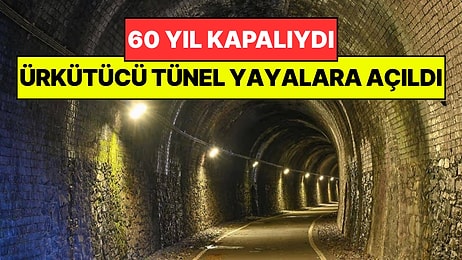 İki Şehri Birbirine Bağlayan Ürkütücü Tünel 60 Yıl Sonra Açıldı: Artık Yayalar Kullanacak