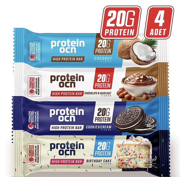 Atıştırmalıkta protein bombası: Protein Ocean Protein Bar Karma Kutu onedio koduyla indirimde!