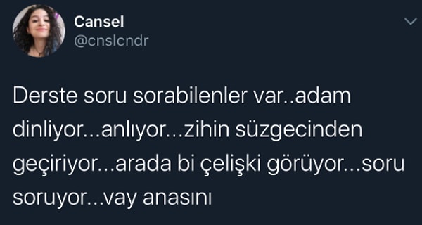 Şaşırtıcı...