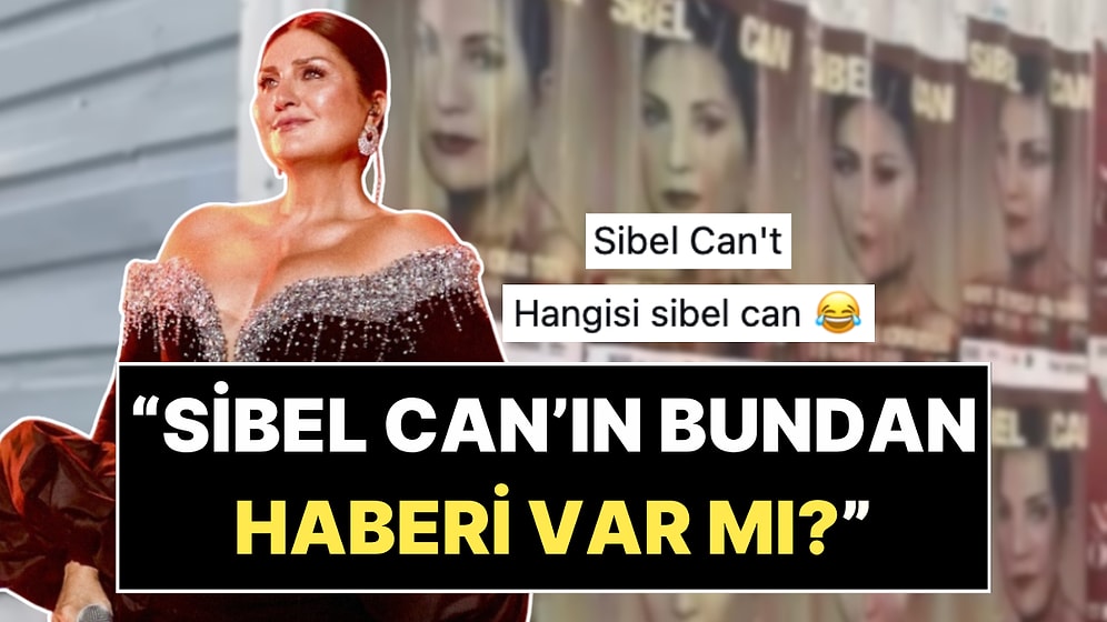 Sibel Can Harbiye Konseri Afişleriyle Büyük Talihsizliğe Uğradı!