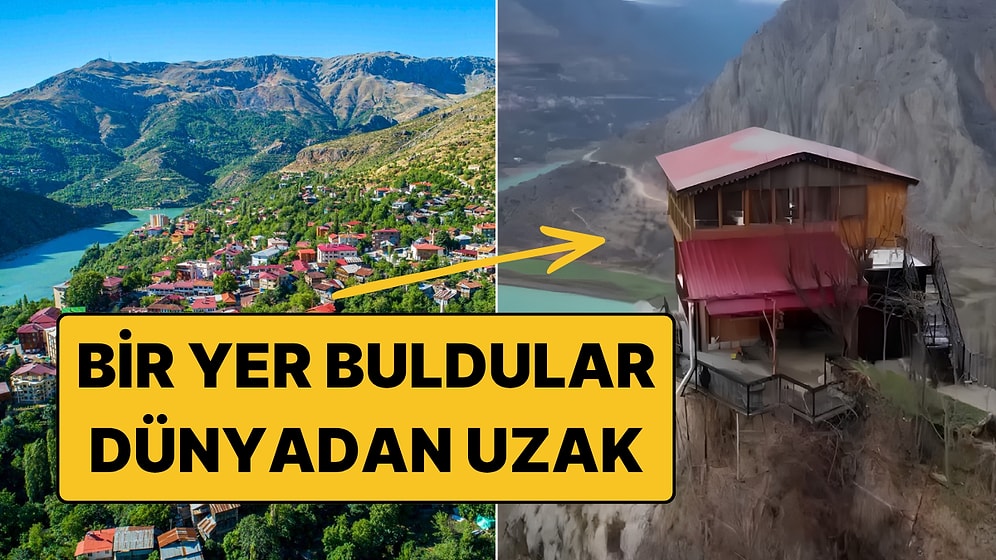 Manzarası Nefes Kesiyor: Kayalığın Tepesinde 'Hepinizden Nefret Ediyorum' Evi