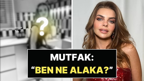 Yeni Boşanan Pelin Karahan'ın Mini Elbiseli Mutfak Pozu Dikkat Çekti!
