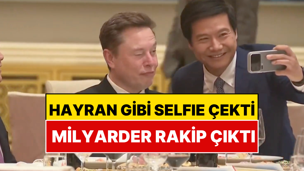 Herkes Hayranı Sandı: Elon Musk'la Selfie Çeken Kişi Ünlü Milyarder Rakibi Çıktı