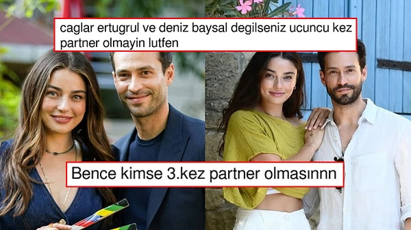 Ayça Ayşin Turan ve Ekin Koç’un Üçüncü Kez Partner Olması X’te Gündem Oldu