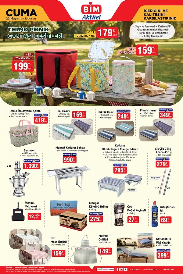 Termo Piknik Çantası Çeşitleri 25 Litre 199 TL