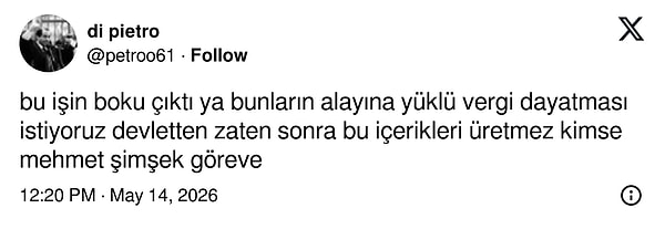 Öneriler de geldi.