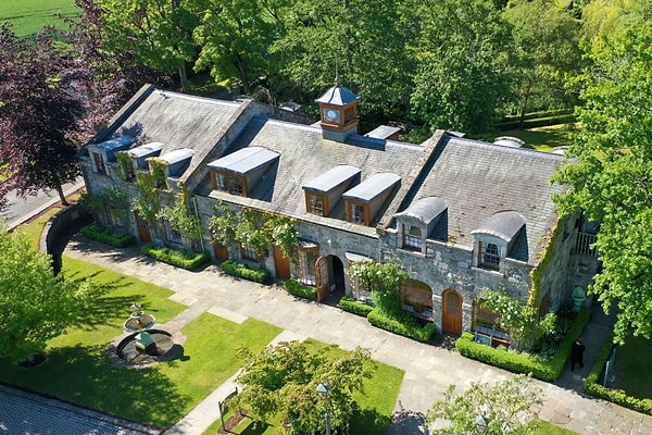 The founder of Ryanair had purchased it and restored it to its former state.