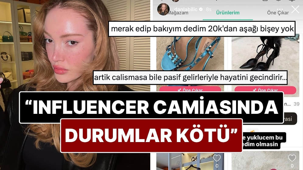 Danla Bilic’in Kıyafetlerini İkinci El Uygulamasında Satması Tartışma Yarattı!