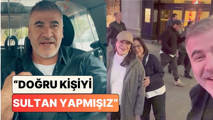 Londra'da Türk Taksicinin Aracına Binen Türkan Şoray Samimiyetiyle Bir Kere Daha Hayran Bıraktı