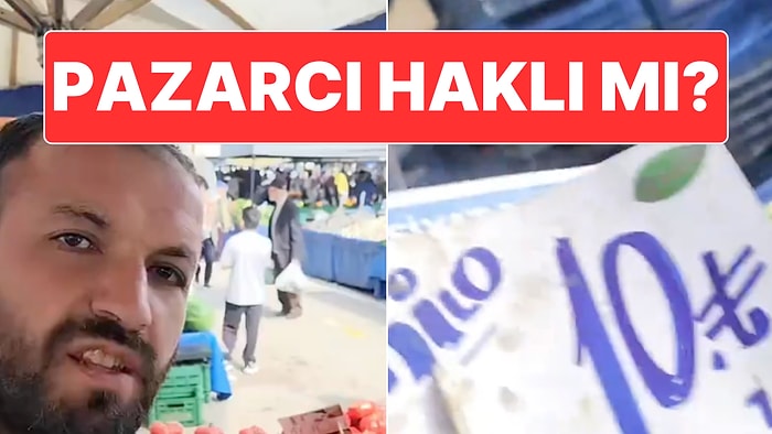 Bir Pazarcının "Pahalıyı Sormuyorlar, Ucuzun Yüzüne Bakmıyorlar” Paylaşımı Sosyal Medyada Gündem Oldu