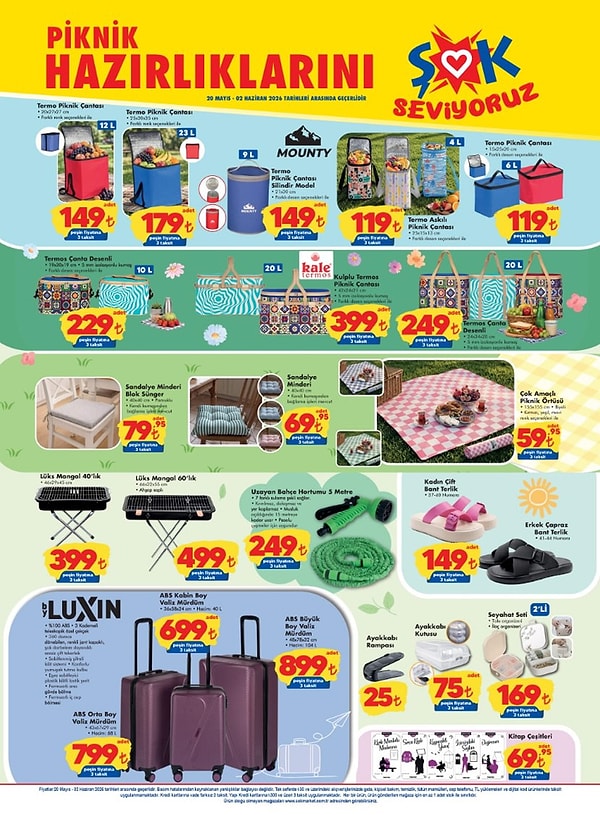 12 litre Termo Piknik Çantası 149 TL