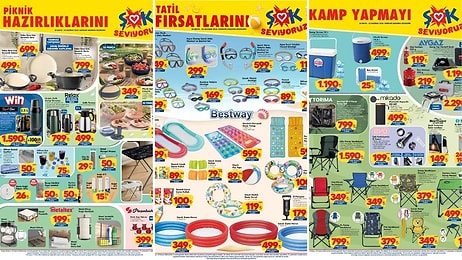 ŞOK'a Piknik ve Plaj Ürünleri Geliyor! 20 Mayıs 2026 ŞOK Aktüel Ürünler Kataloğu