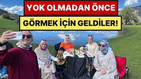 İki Ay Sonra Kuruyacak: Kilometrelerce Uzaktan Görmek İçin Akın Ettiler