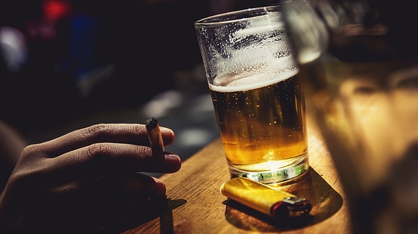 7. The Combination of Cigarettes and Excessive Alcohol