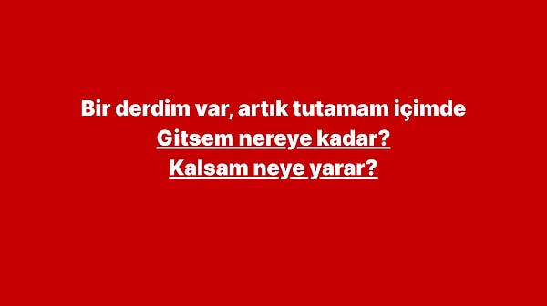 Bir Derdim Var