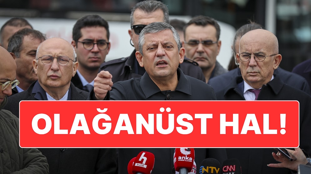 CHP’de Olağanüstü Hal: Özgür Özel Tüm Programlarını İptal Etti