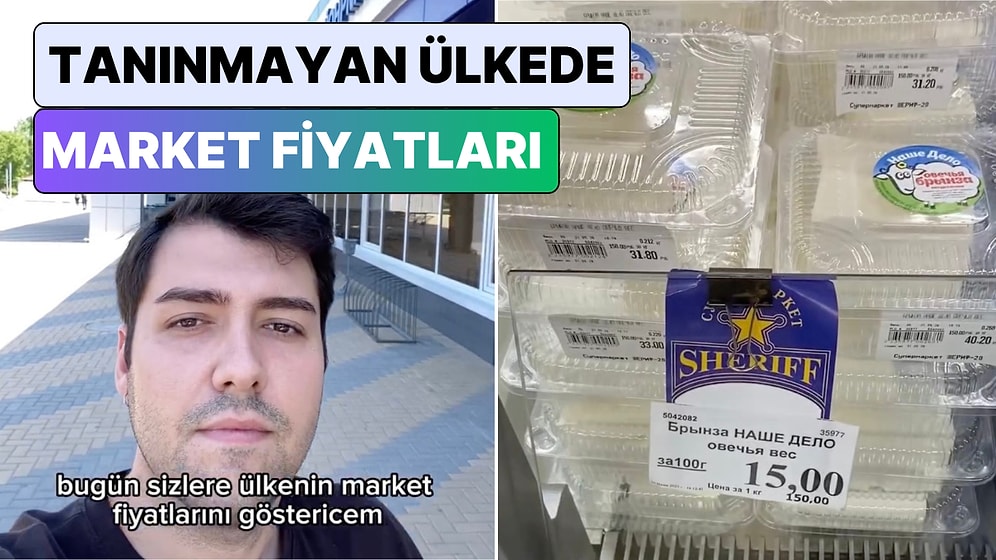 Dünyanın Tanımadığı Ülke Transdinyester'da Yaşayan Bir Türk Ülkedeki Market Fiyatlarını Gösterdi