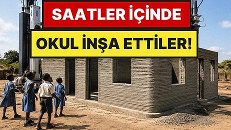 Ne Tuğla Ne Çimento Kullandılar: Çocuklar İçin 18 Saatte Okul İnşa Edildi