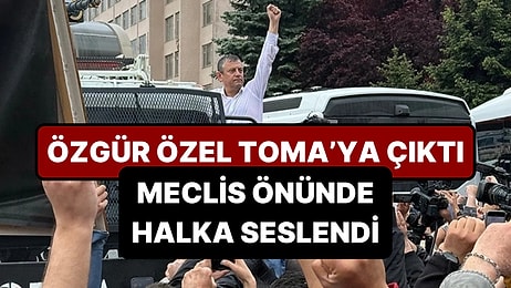 Özgür Özel ve Partililer TBMM'ye Yürüdü: Özel, TBMM Önünden Halka Seslendi