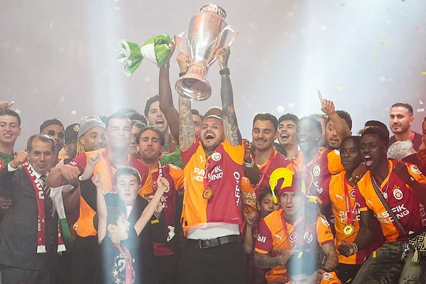 Süper Lig'de Galatasaray 26. kez zafere ulaştı.