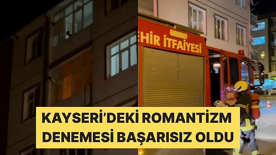 Romantik Bir Akşam Geçirmek İsteyen Çiftin Yaktığı Mumlar Yangın Sanılınca Olanlar Oldu