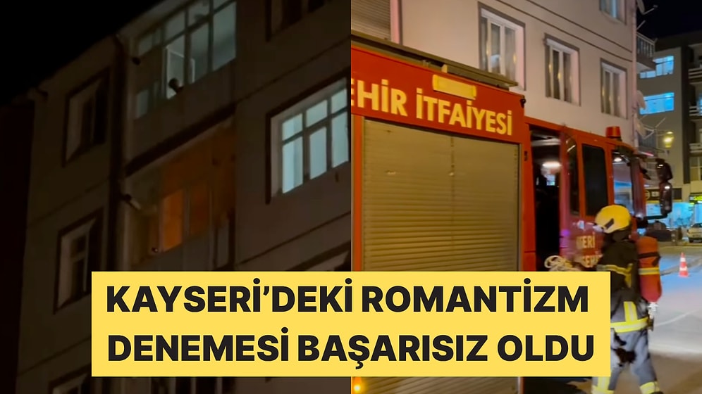 Romantik Bir Akşam Geçirmek İsteyen Çiftin Yaktığı Mumlar Yangın Sanılınca Olanlar Oldu