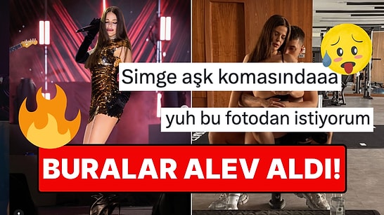 Buralar Alev Aldı: Sevgilisini Cümle Aleme Gösteren Simge Tatilde Aşka Geldi
