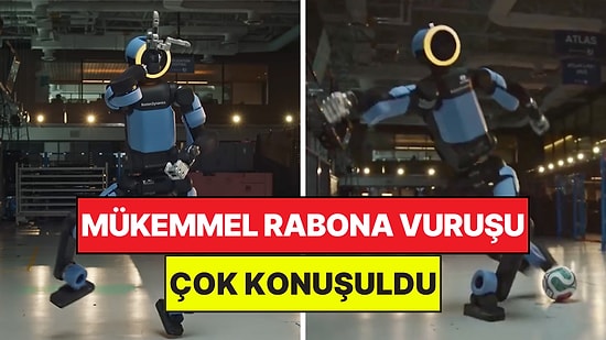 Artık Sahalarda Robotlar mı Olacak? İnsansı Robot Atlas'ın Mükemmel Rabona Vuruşu Gündem Oldu