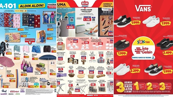 İndirim Günleri Başlıyor! 30 Mayıs - 5 Haziran Haftasında A101 ve BİM Aktüel Ürünler Listesinde Ne Var?