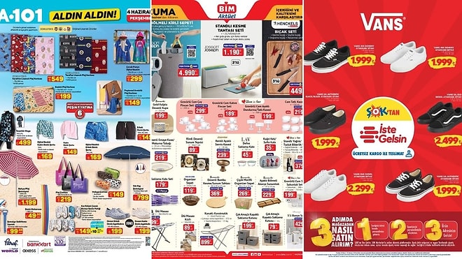 İndirim Günleri Başlıyor! 30 Mayıs - 5 Haziran Haftasında A101 ve BİM Aktüel Ürünler Listesinde Ne Var?