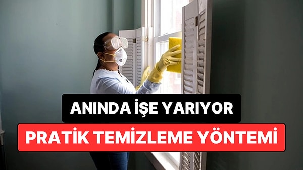 Pencerelerde İz Bırakmayan Doğal ve Pratik Temizlik Yöntemi