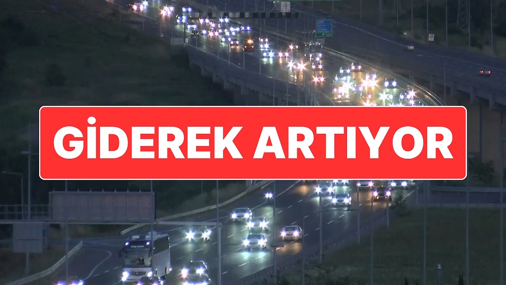 İstanbul’a Dönüş Trafiği Artmaya Devam Ediyor: Kocaeli Geçişinde Trafik Yoğunluğu Oluştu