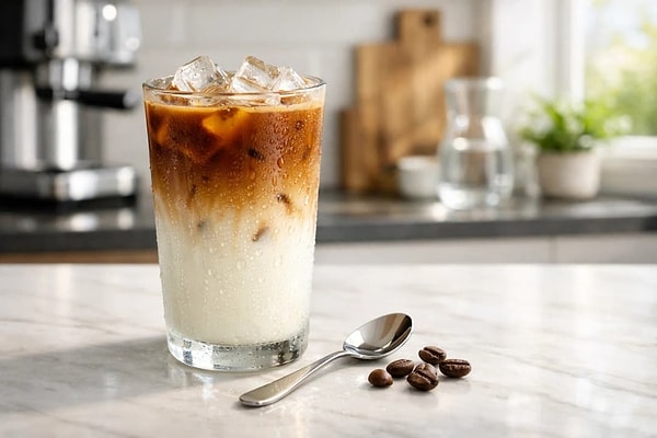 Senin yaz kahven iced latte!