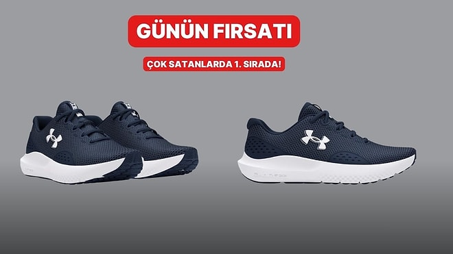 Günün Fırsatı: Çok Satanlar Listesinin Yıldızı Under Armour Charged Surge 4 Spor Ayakkabı İndirimde!