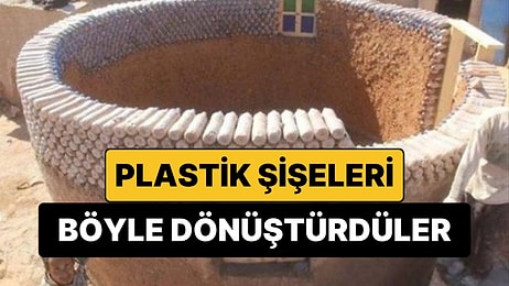 6 Bin Plastik Şişeyle Çöl Evleri İnşa Edildi