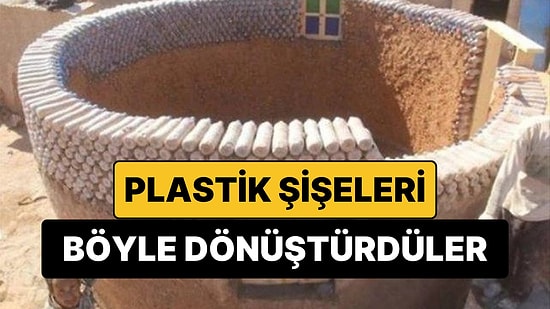 6 Bin Plastik Şişeyle Çöl Evleri İnşa Edildi
