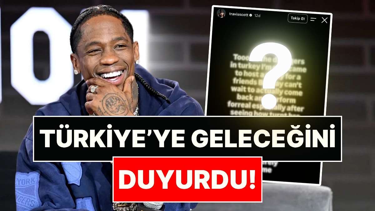 Sahnede 18 Dakika Kalan Travis Scott'tan Özel Açıklama Geldi!