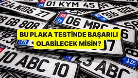 Bu Plaka Testinde 15/15 Yapabilecek misin?