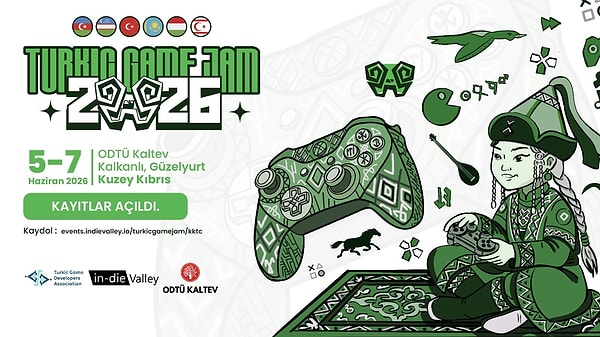 ODTÜ Kaltev ve Indie Valley Ortaklığında Turkic Game Jam 2026 KKTC’de!