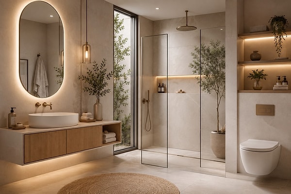 Utilizing large and bulky furniture in small bathrooms not only diminishes the sense of spaciousness but also obstructs air circulation.