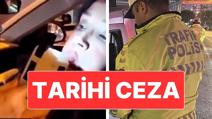 Trabzon’da Kadın Bir Sürücüye 5 Farklı Kural İhlalinden 1 Milyon 200 Bin Lira Trafik Cezası Kesildi