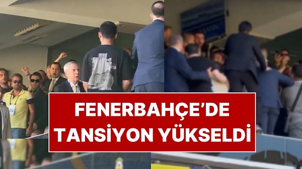 Fenerbahçe kongresinde kavga çıktı.