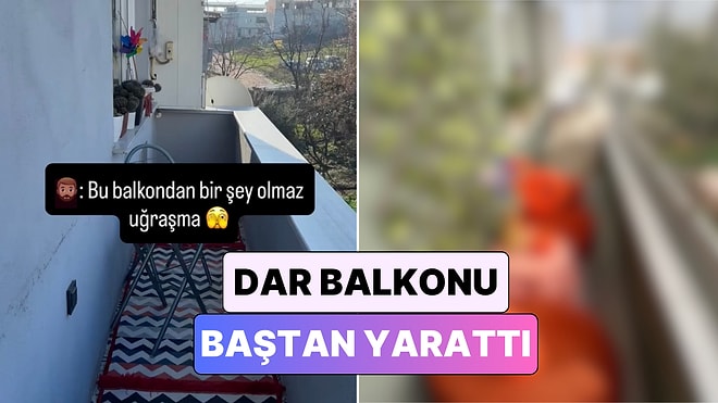 Bir İçerik Üreticisi "Bu Balkondan Bir Şey Olmaz" Diyenleri Utandıran Bir Dekorasyona İmza Attı