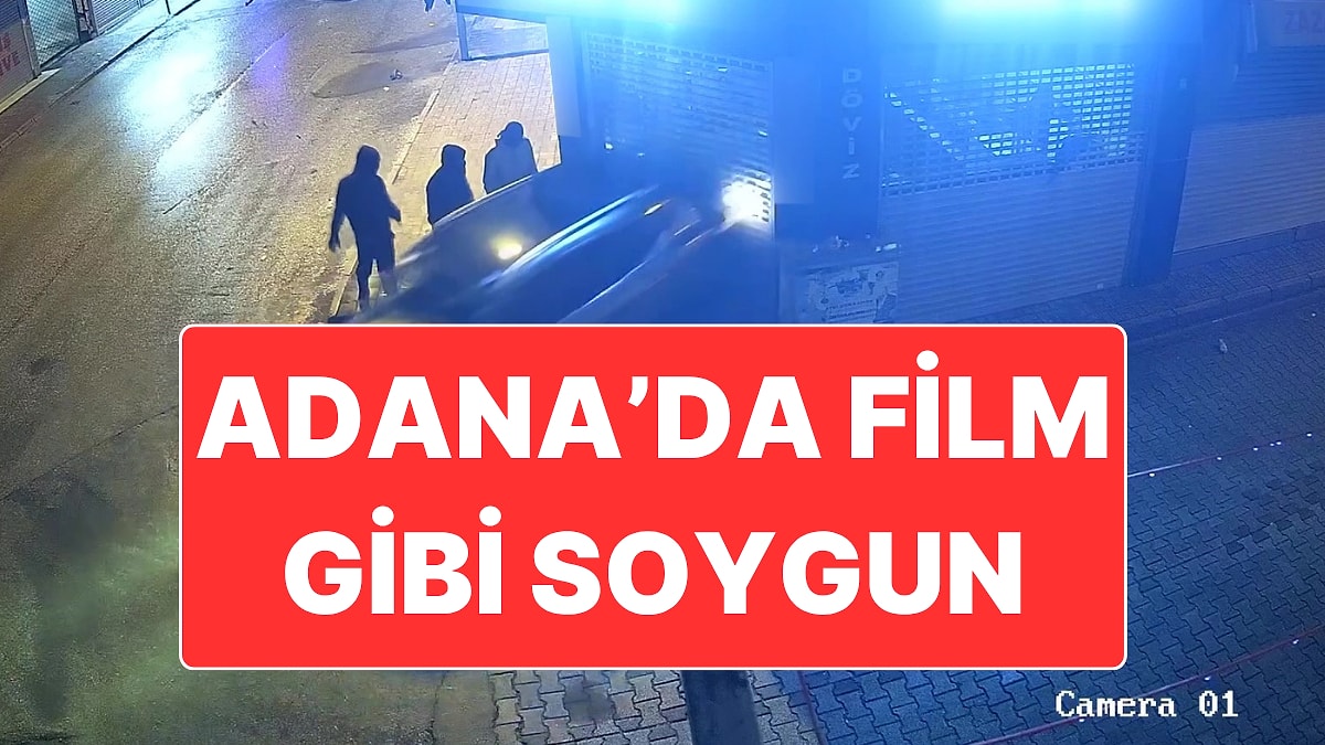 Adana’da Film Sahnelerini Aratmayan Soygun: 16 Bin Dolar Çal