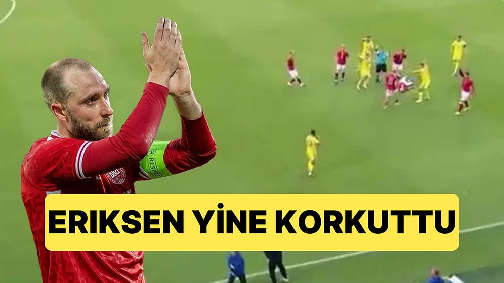 Danimarka'da Christian Eriksen Bir Kez Daha Maç İçinde Yere Yığıldı