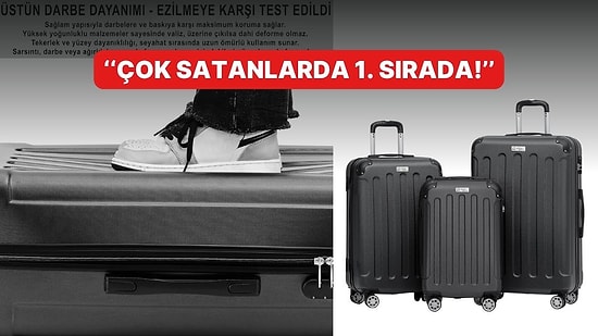 Tüm Ailenin Bagaj İhtiyacını Tek Seferde Çözen Anthony Jackson 3'lü Ultra Hafif Valiz Seti İndirimde!