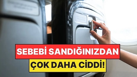 Uçaklarda Kalkış ve İnişte Masalar Neden Kapatılır?