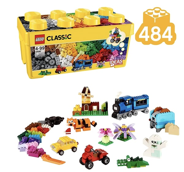 Çocukların hayal gücünü geliştiren LEGO Classic orta boy yaratıcı yapım kutusu sepette %20 indirimle 1.189,30 TL!