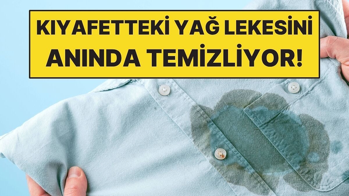 Kıyafetteki Yağ Lekesini Çıkarmanın En Basit Yolu