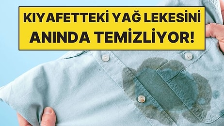 Kıyafetteki Yağ Lekesini Çıkarmanın En Basit Yolu